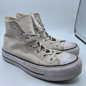 Converse Chuck Taylor All Star Lift Womens Size 7 White Athletic Shoes Casual